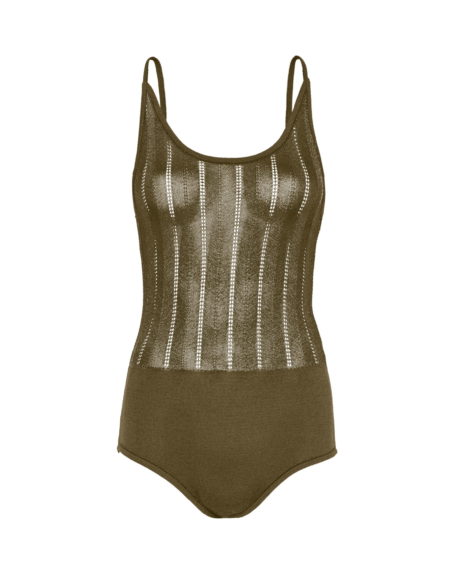 Knit Elba Bodysuit - Evergreen XS