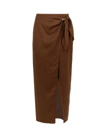 Luna Midi Skirt - Brown XS