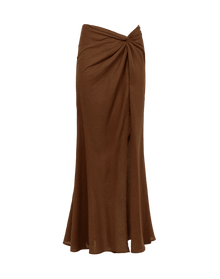 Sirene Long Skirt - Brown XS