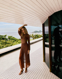 Knit Belle Long Cover Up - Devotion XS