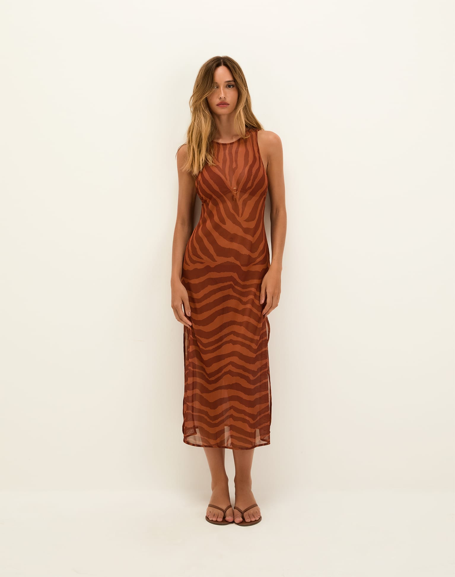 Twist Long Cover Up - Sundown XS