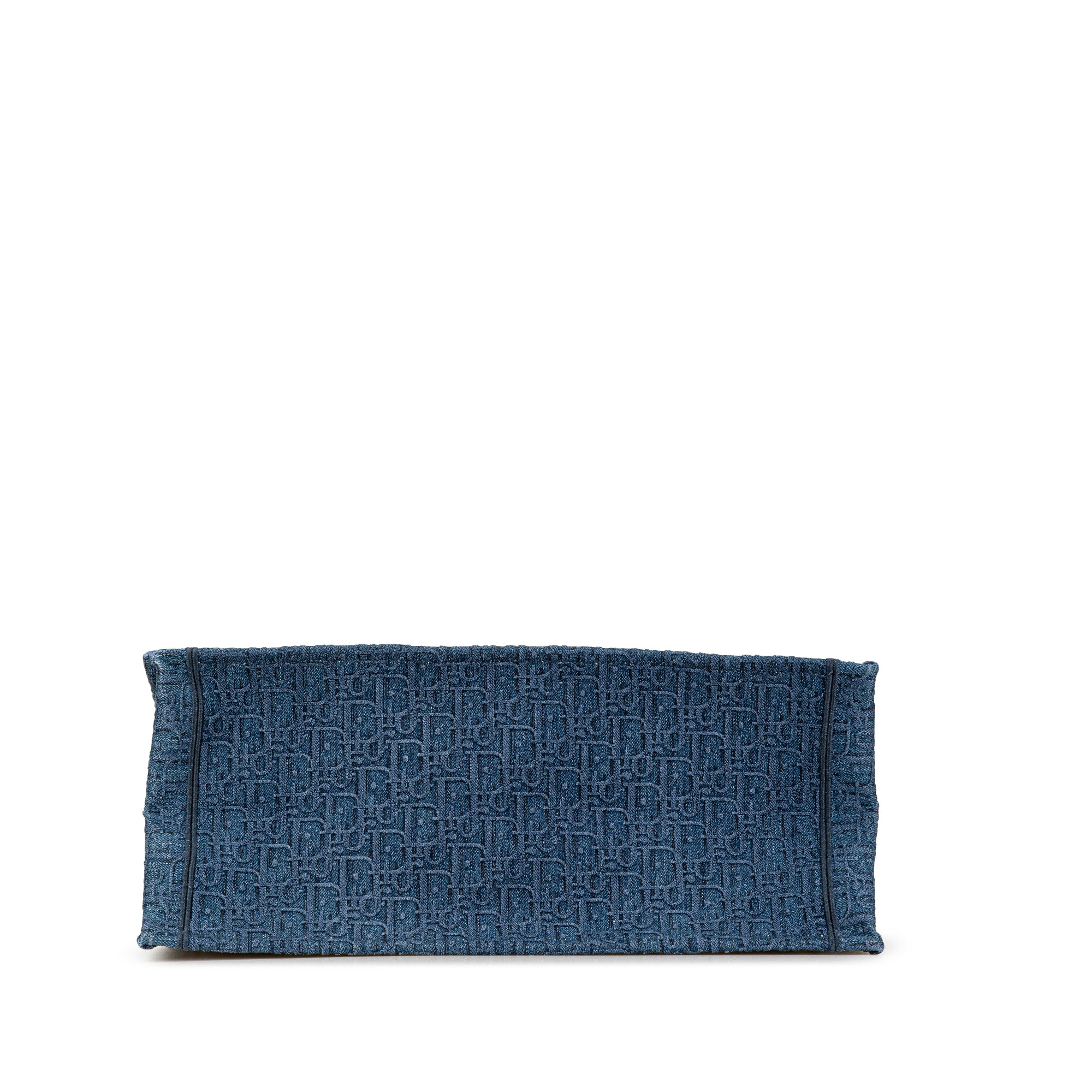 Dior | Pre-Owned Large Oblique Denim Book Tote | Blue