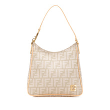 Fendi | Pre-Owned Zucca Canvas Shoulder Bag | Brown/Light Beige