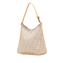 Fendi | Pre-Owned Zucca Canvas Shoulder Bag | Brown/Light Beige