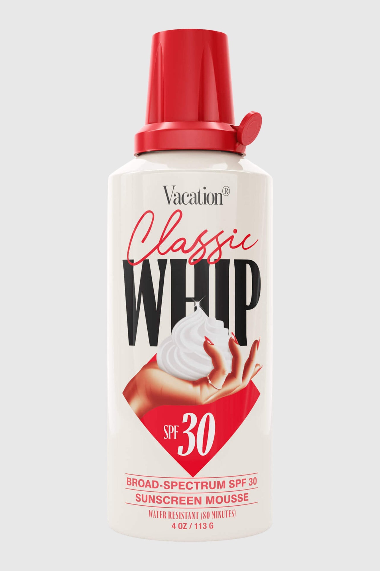 Vacation | Spf 30 Classic Whip | White/Red