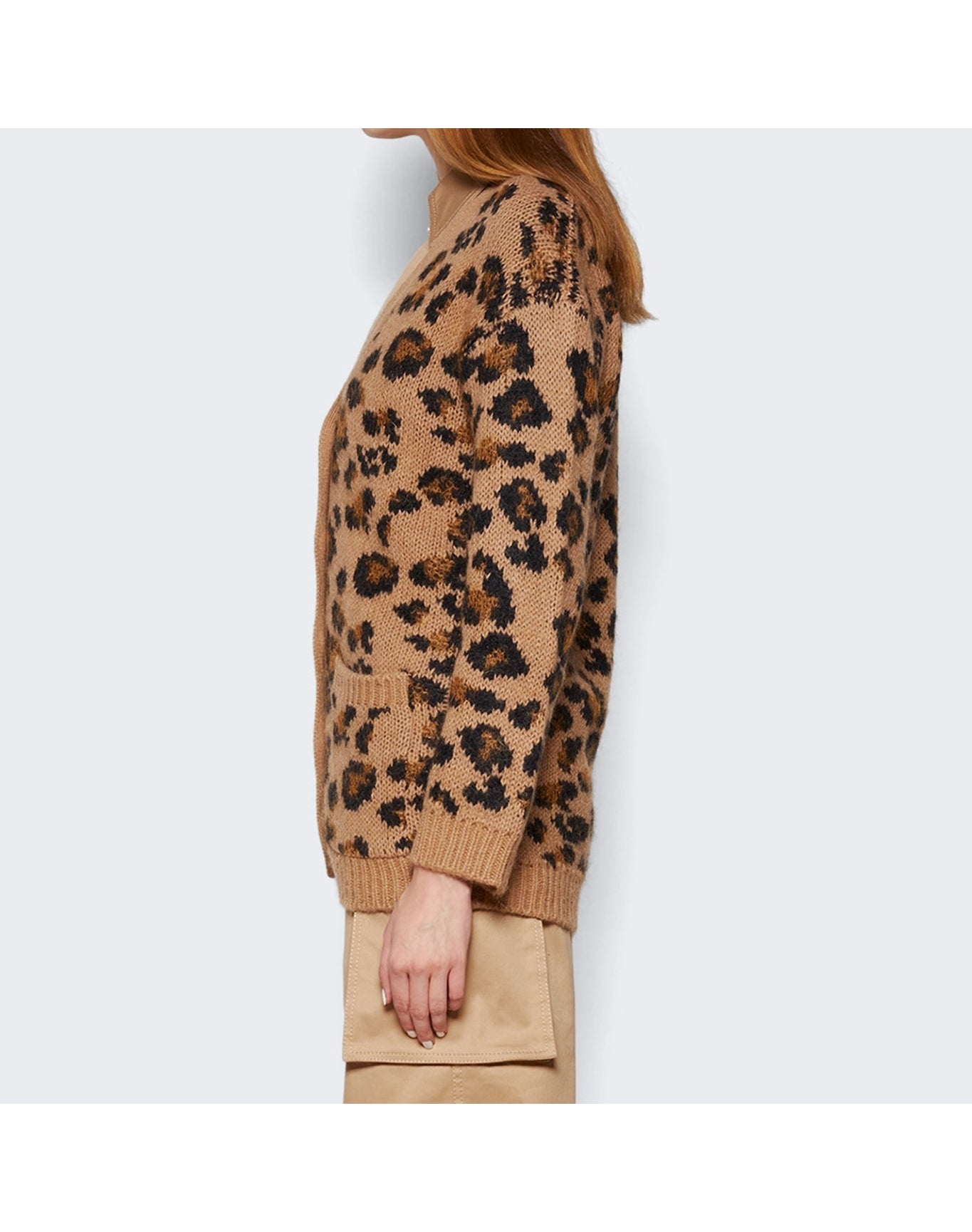 Valentino | Women | Knit Cardigan | Animal Print