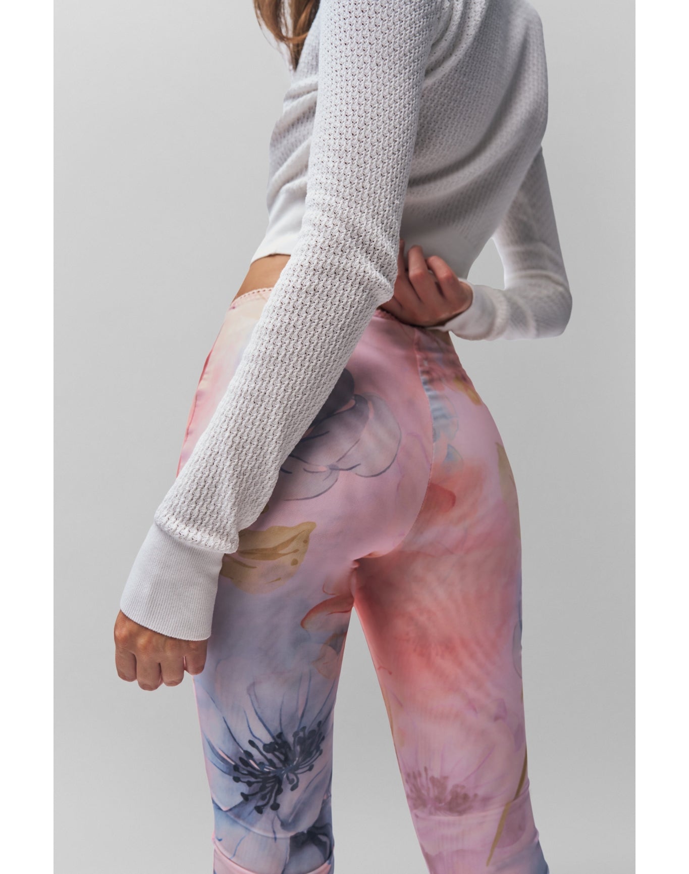 Valeria Mesh Capri | Cotton Candy Ambrosia