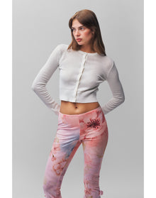 Valeria Mesh Capri | Cotton Candy Ambrosia