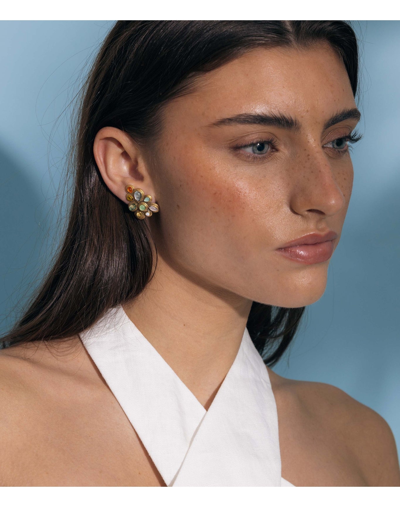 Valletta Stud Earrings | Multicolor