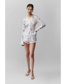Vannetta Short | Embroidered White
