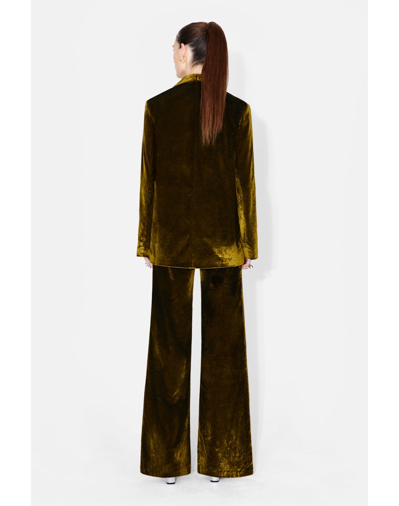 Velvet Trousers | Olive