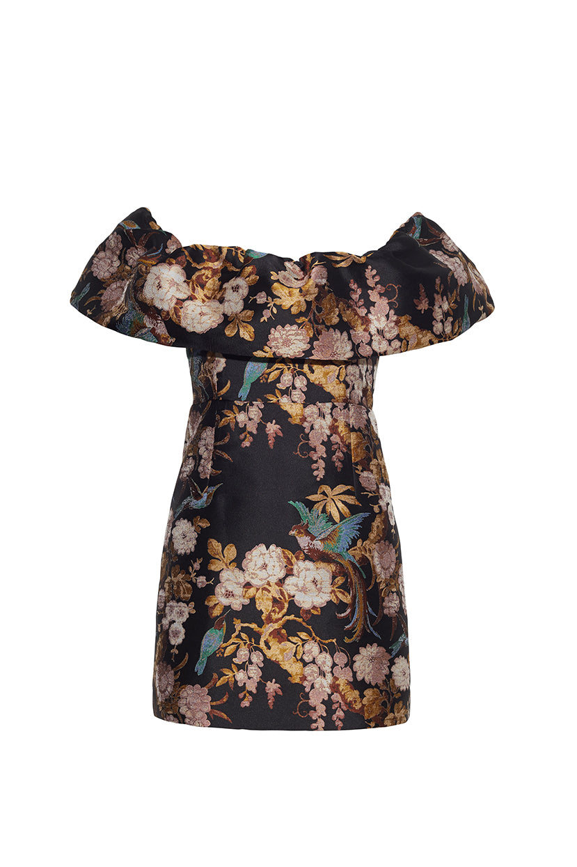 Vera Dress | Black Birds of Paradise