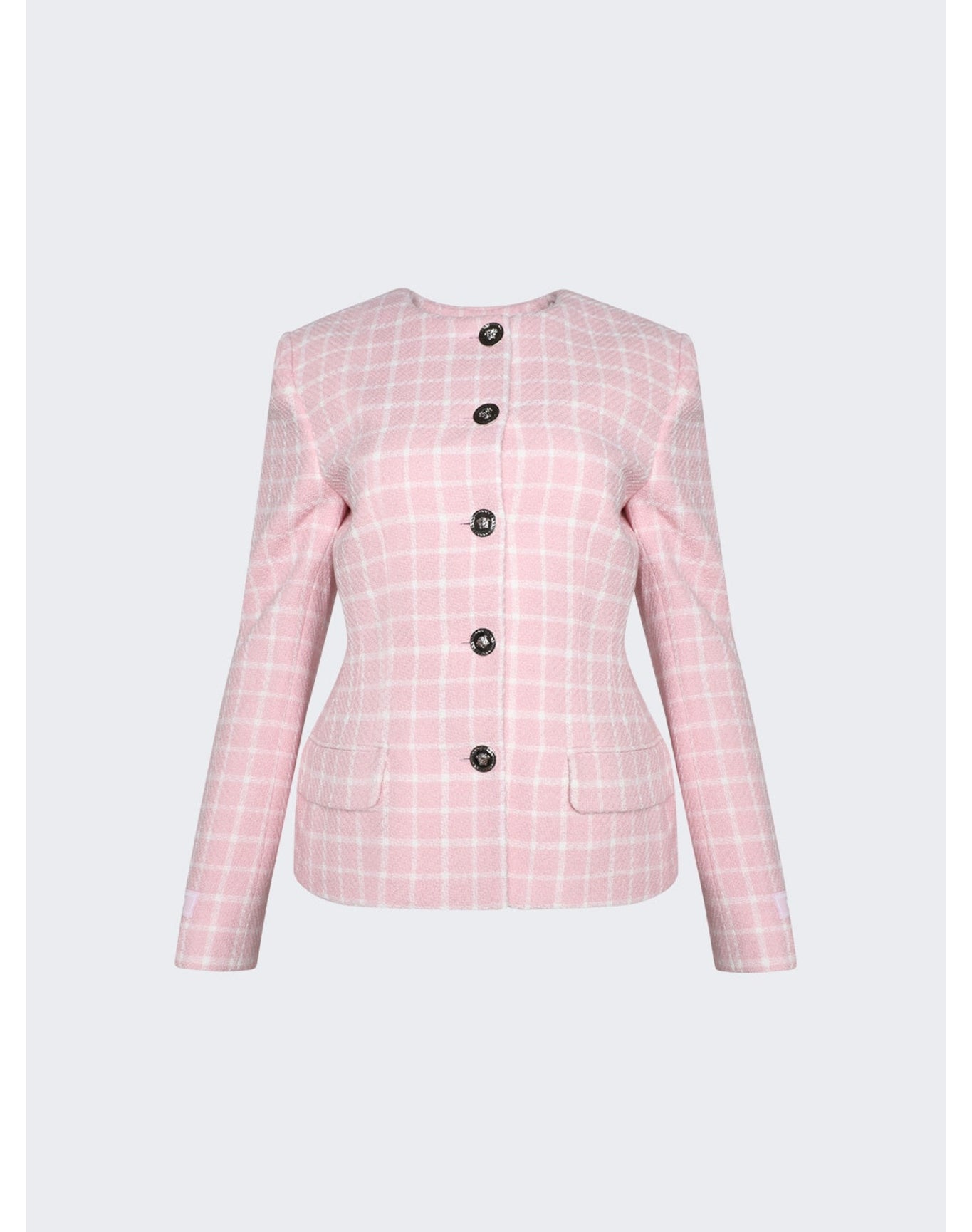 Versace | Women | Contrasto Hourglass Jacket | Pastel Pink