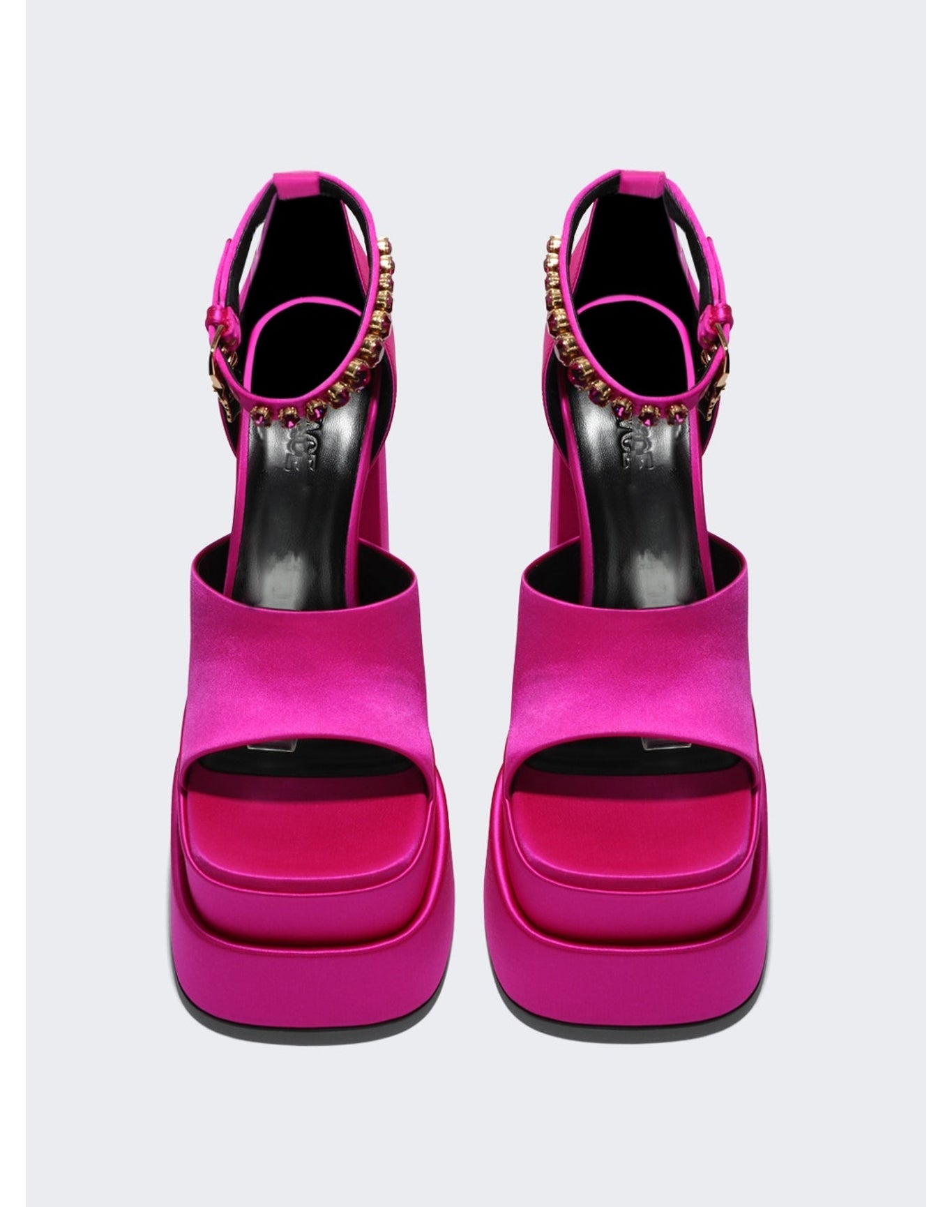 Versace | Women | Medusa Aevitas Platform Sandals | Deep Fuchsia