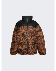 Vetements | Women | Logo Puffer Jacket | Leopard