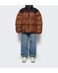 Vetements | Women | Logo Puffer Jacket | Leopard