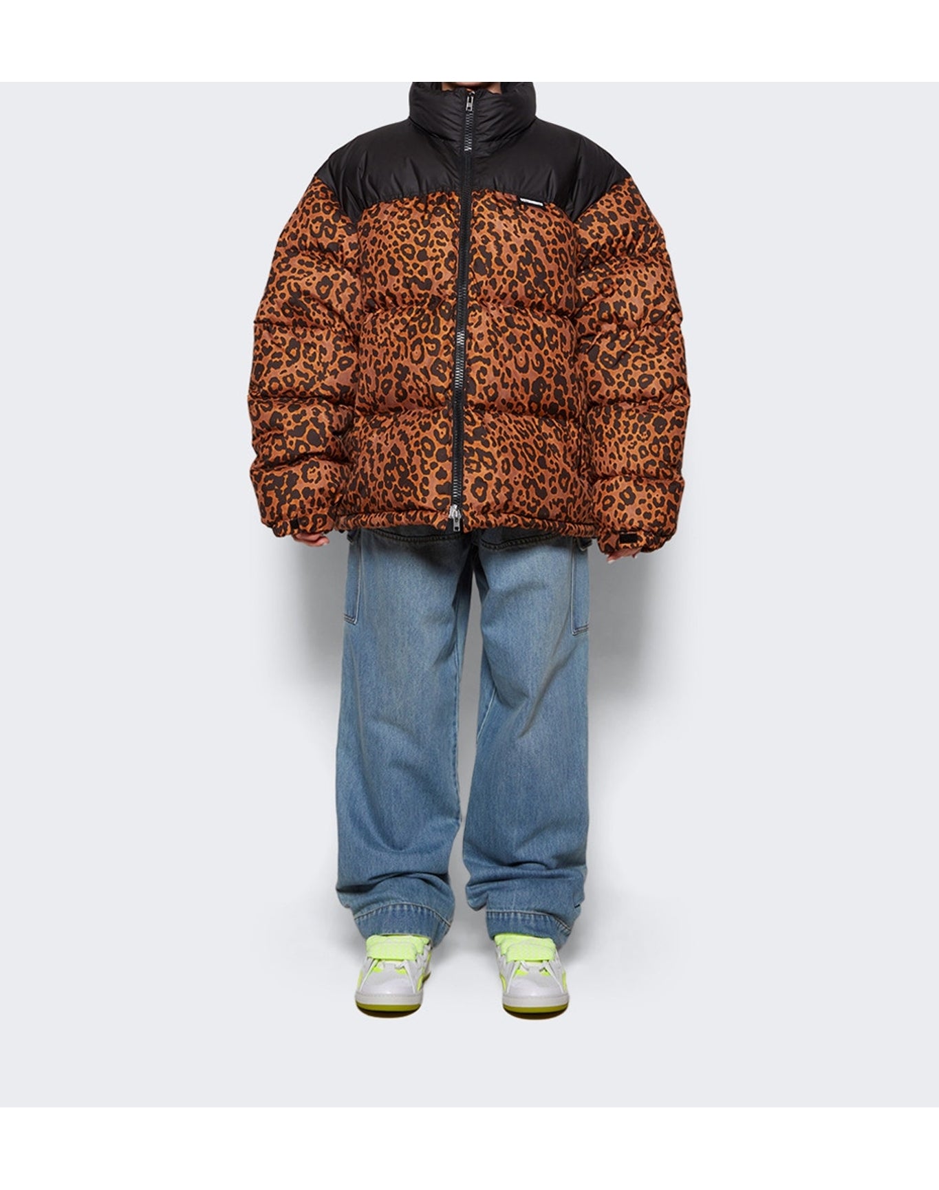 Vetements | Women | Logo Puffer Jacket | Leopard