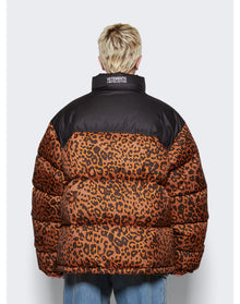 Vetements | Women | Logo Puffer Jacket | Leopard