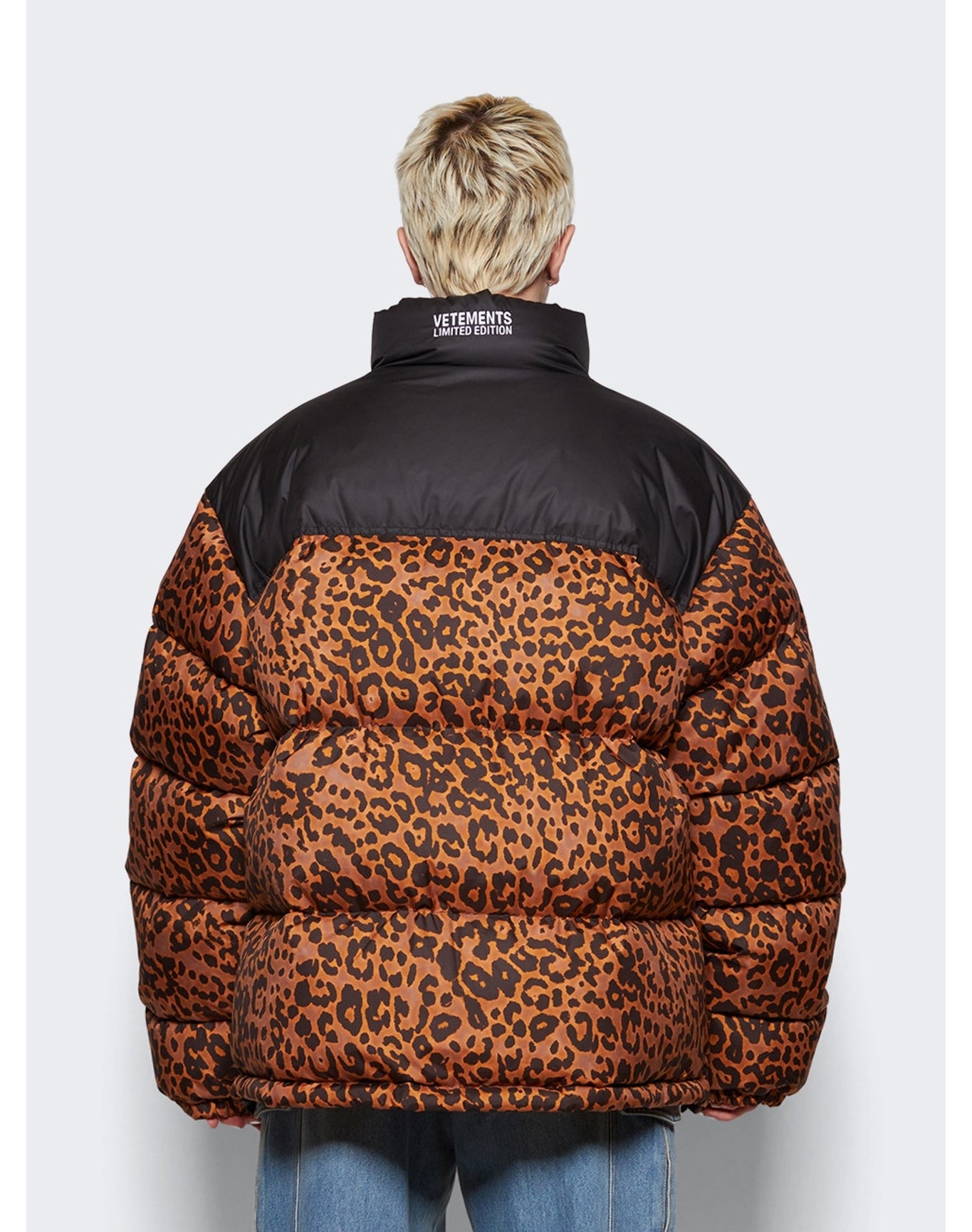 Vetements | Women | Logo Puffer Jacket | Leopard