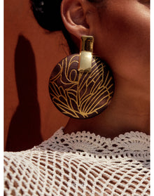 Vibra Earrings | Gold-Plated Brass