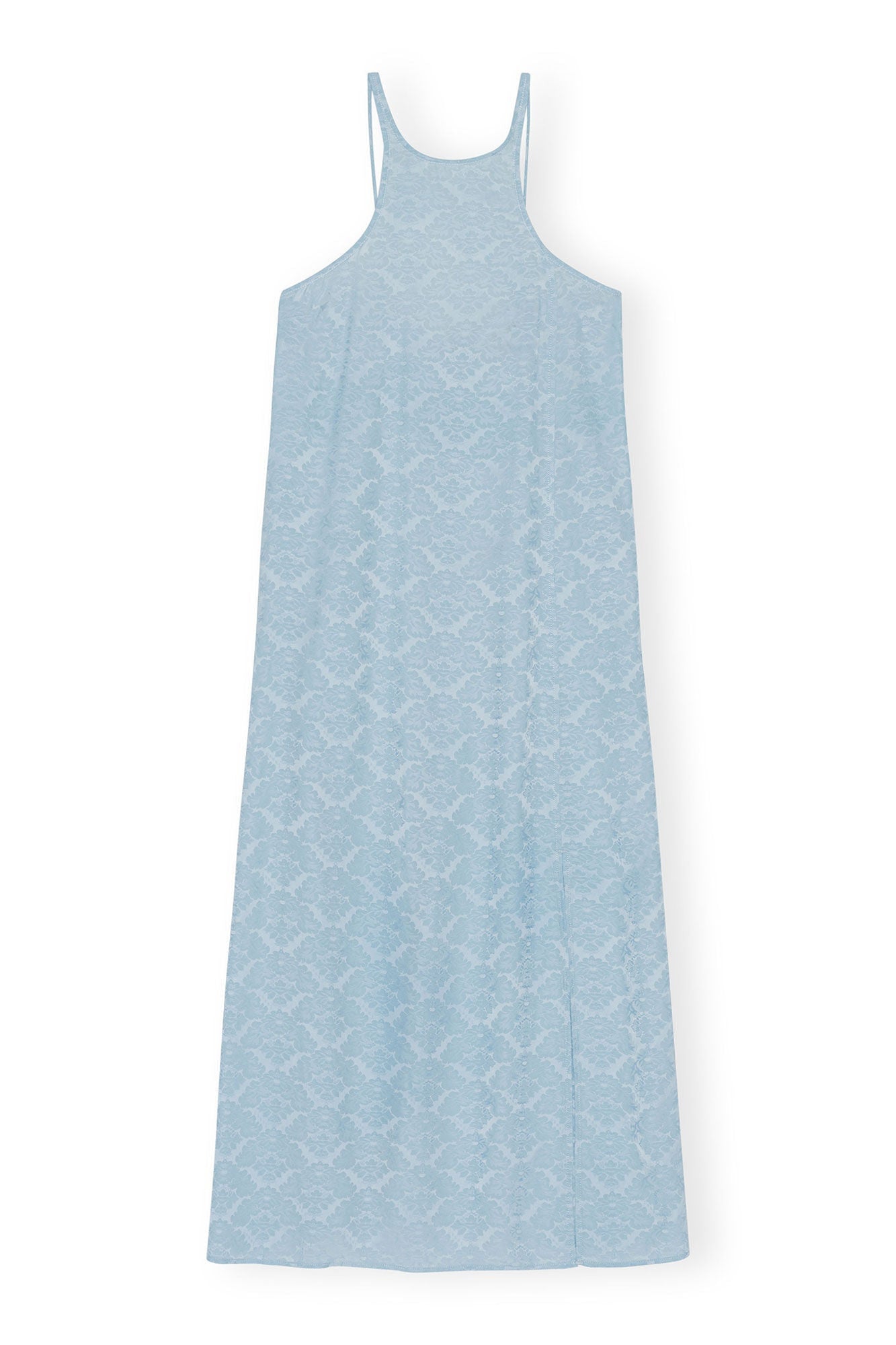 Viscose Jacquard Slip Dress | Corydalis Blue