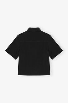 Viscose Twill Shirt | Black