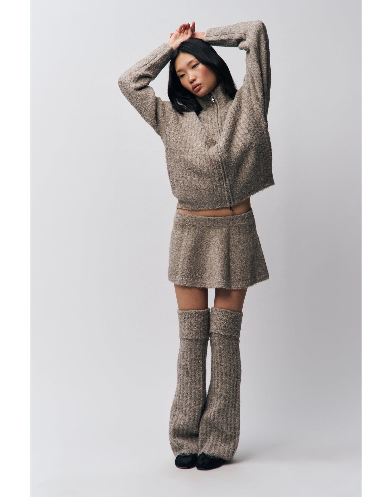 Viv Skirt | Heather Grey