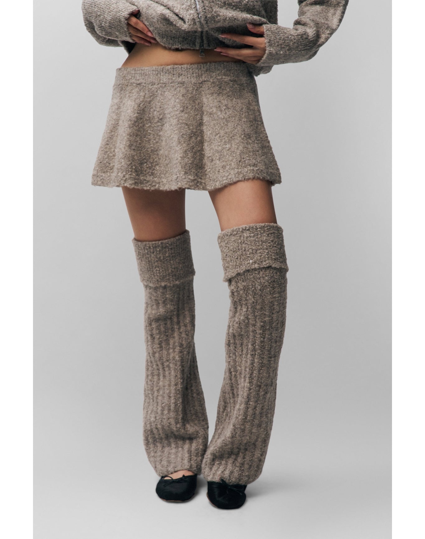 Viv Skirt | Heather Grey