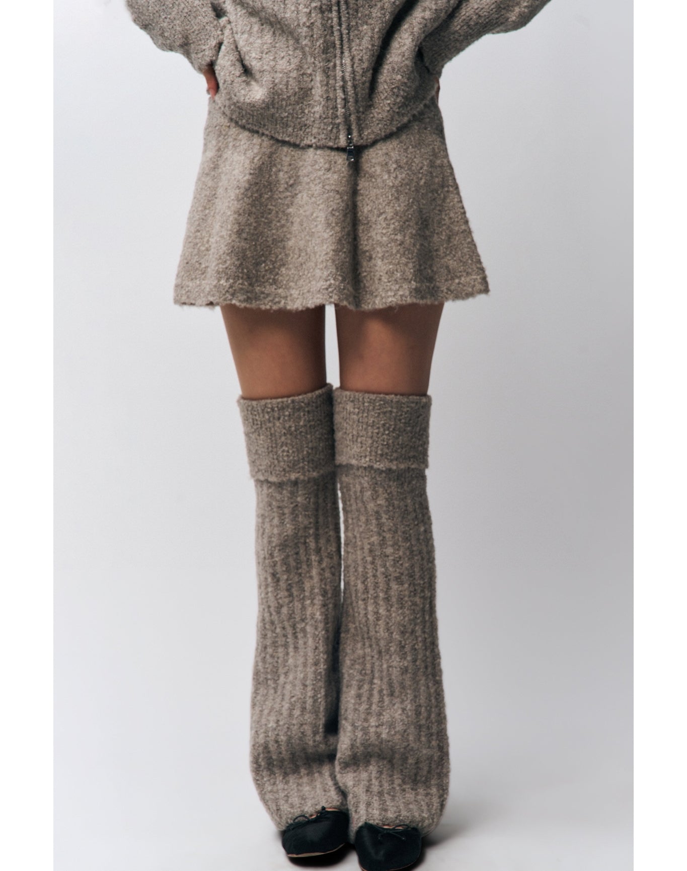 Viv Skirt | Heather Grey