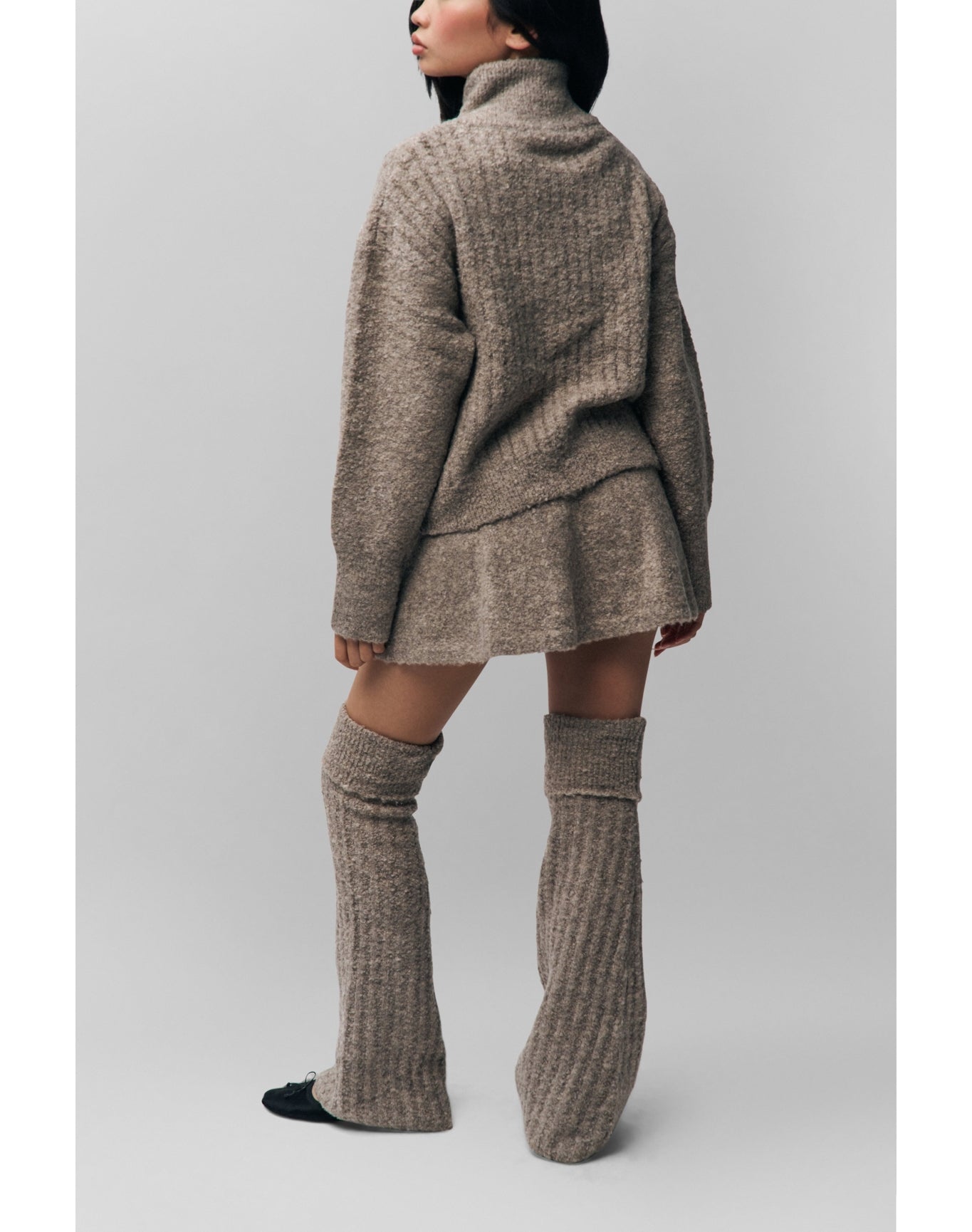 Viv Skirt | Heather Grey