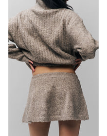 Viv Skirt | Heather Grey