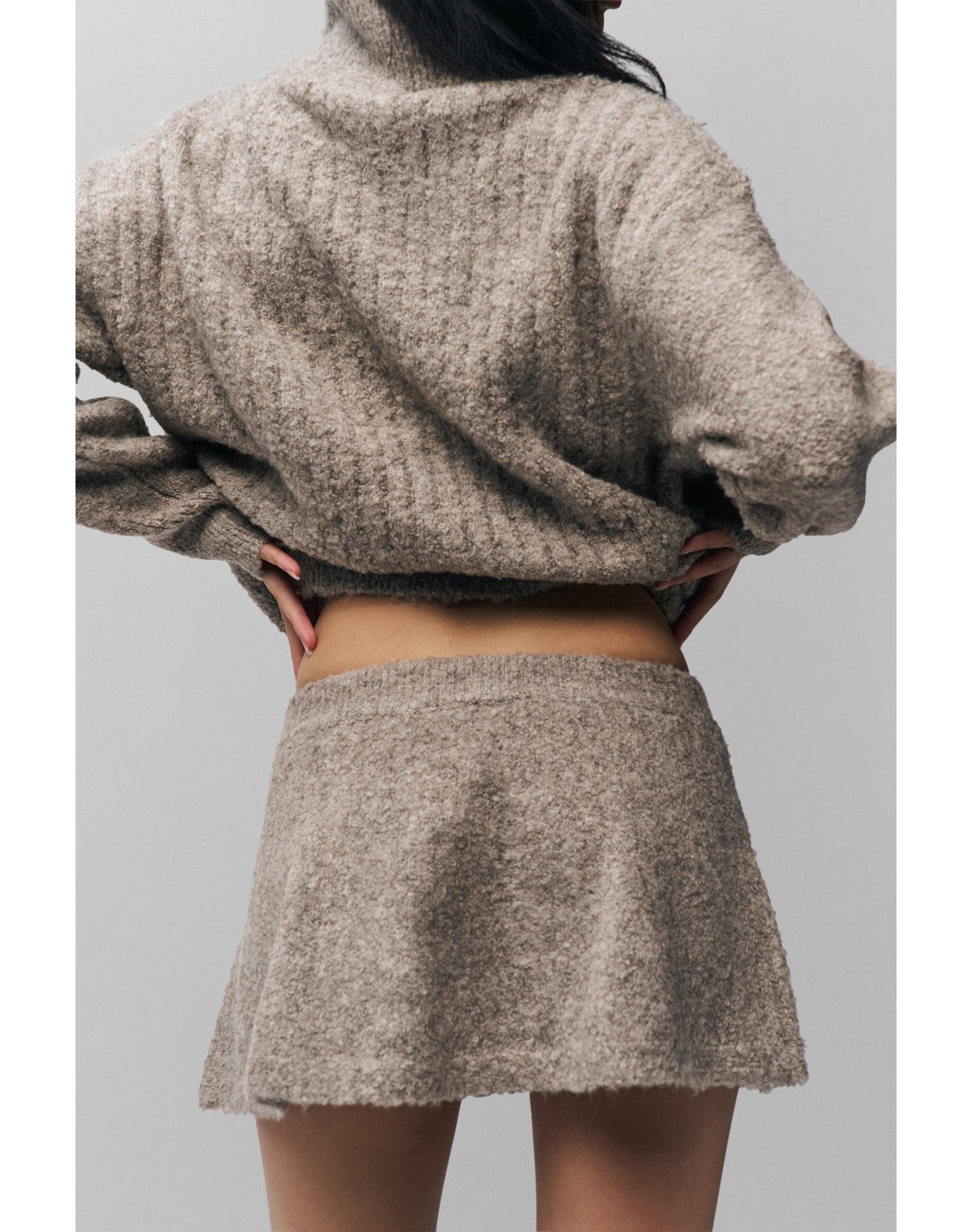 Viv Skirt | Heather Grey