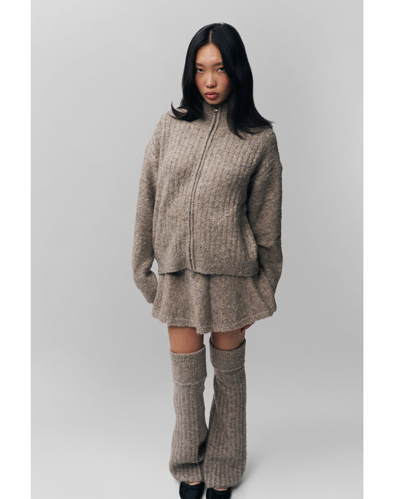 Viv Skirt | Heather Grey