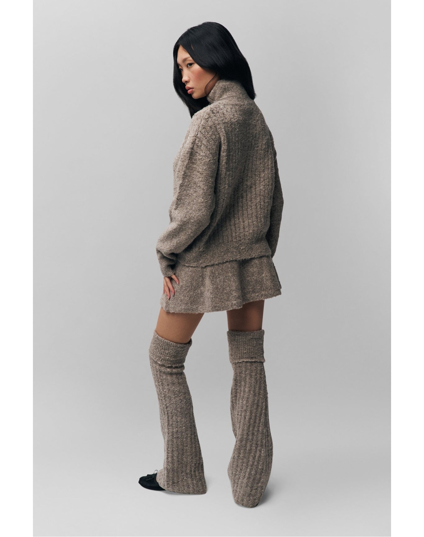 Viv Skirt | Heather Grey