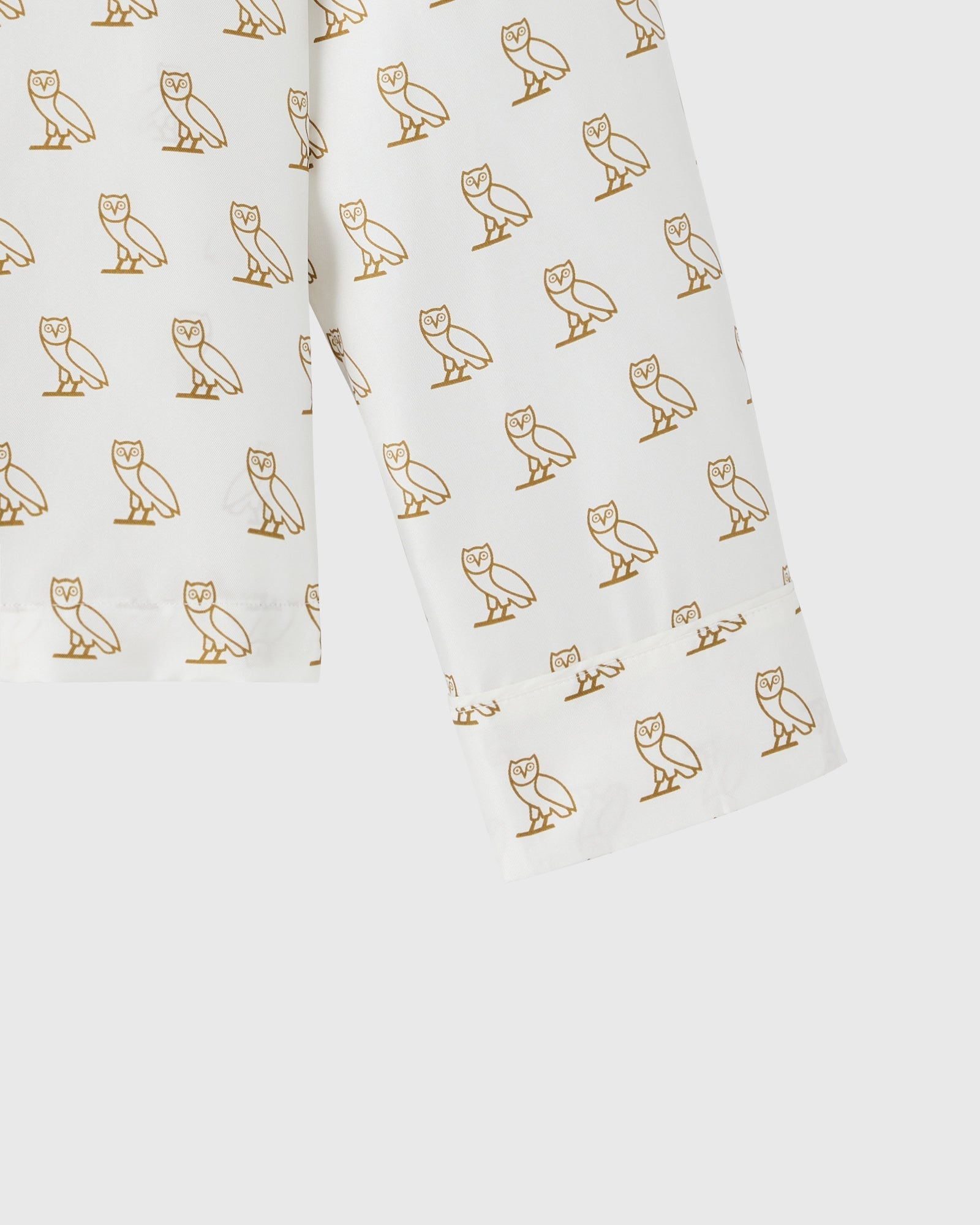 Womens | Silk Pyjama Shirt | White