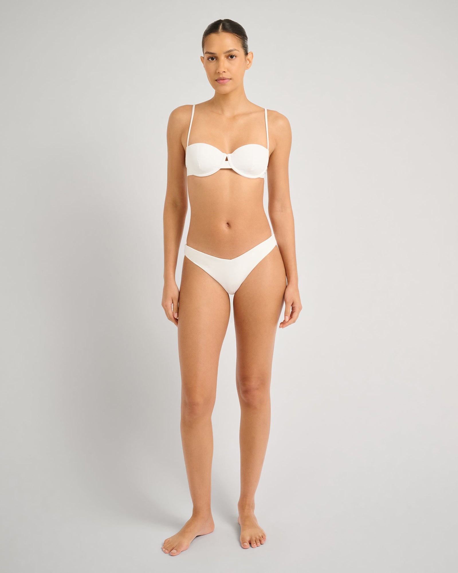 Womens | Dalia Bikini Top | White