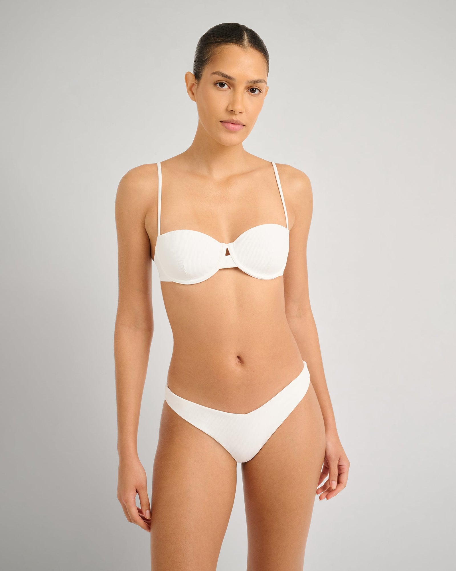 Womens | Dalia Bikini Top | White