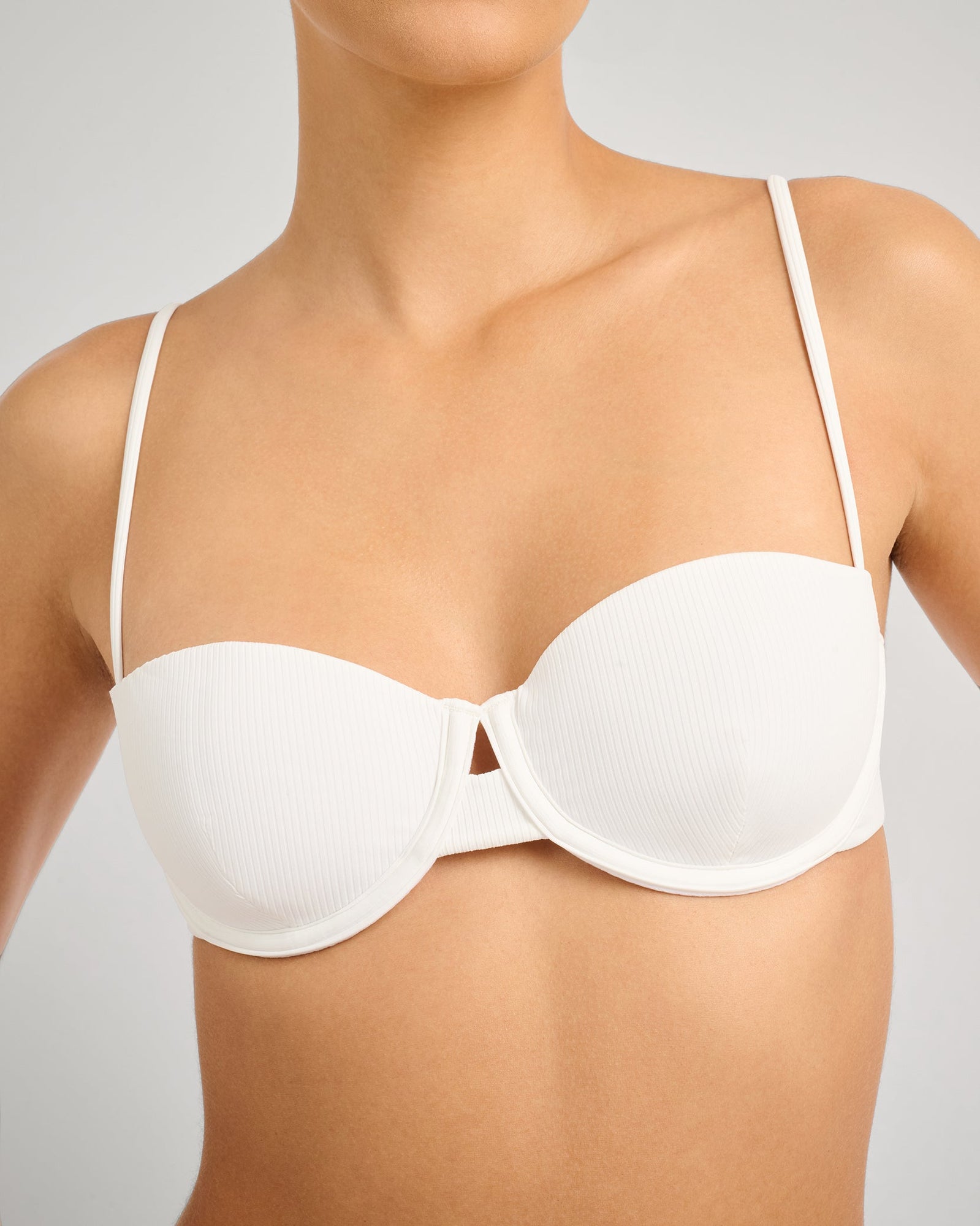 Womens | Dalia Bikini Top | White