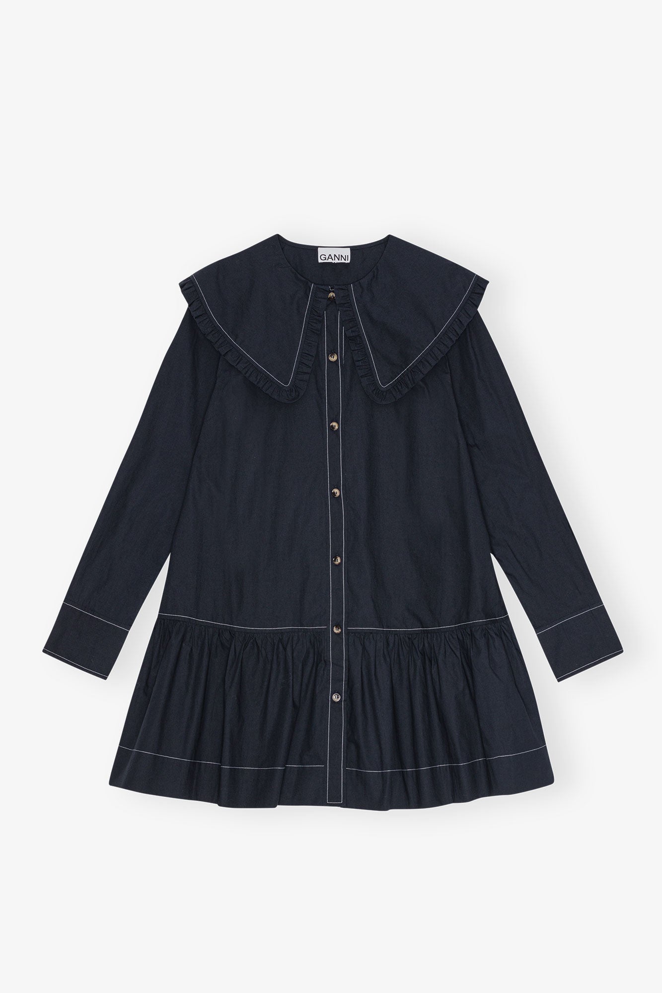 Mini Shirt Dress | Sky Captain