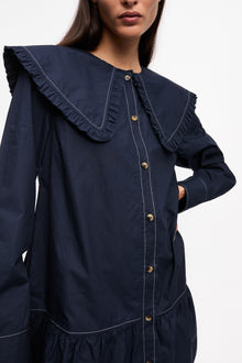 Mini Shirt Dress | Sky Captain