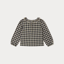 Girl | Timber Embroidered Blouse | Medium Gray