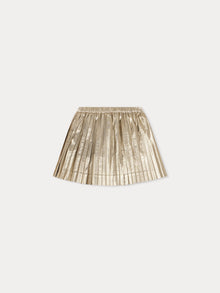 Girl | Beryl Pleated Skirt | Gold