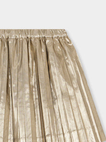 Girl | Beryl Pleated Skirt | Gold