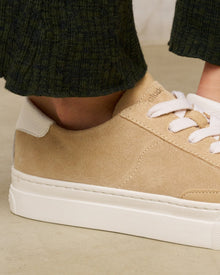 The Ibiza Platform - Suede - Sand Tan - Women's - Women's Sneakers - Sand Tan - Soludos - 