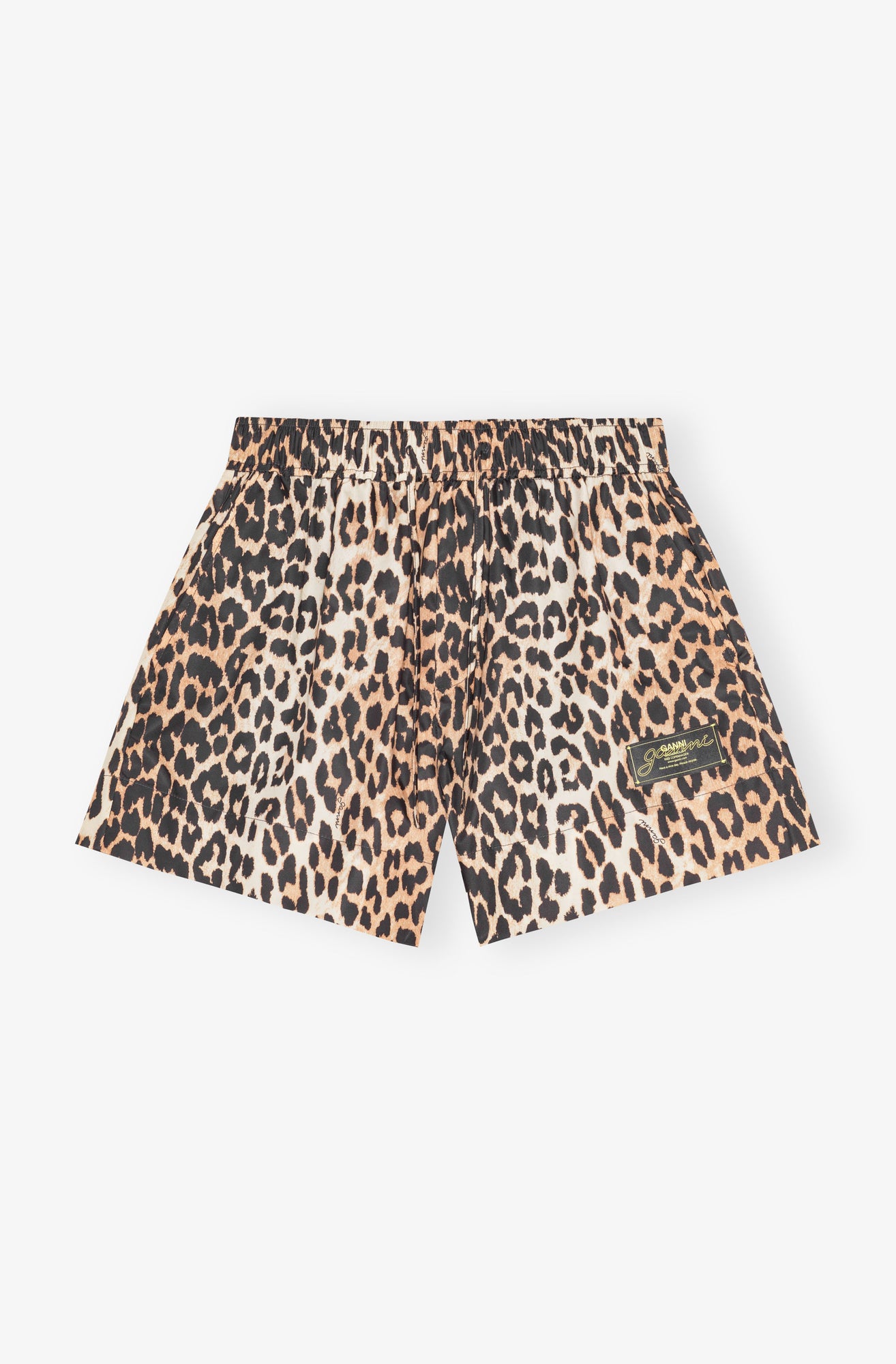 Duchesse Nylon Shorts | Leopard