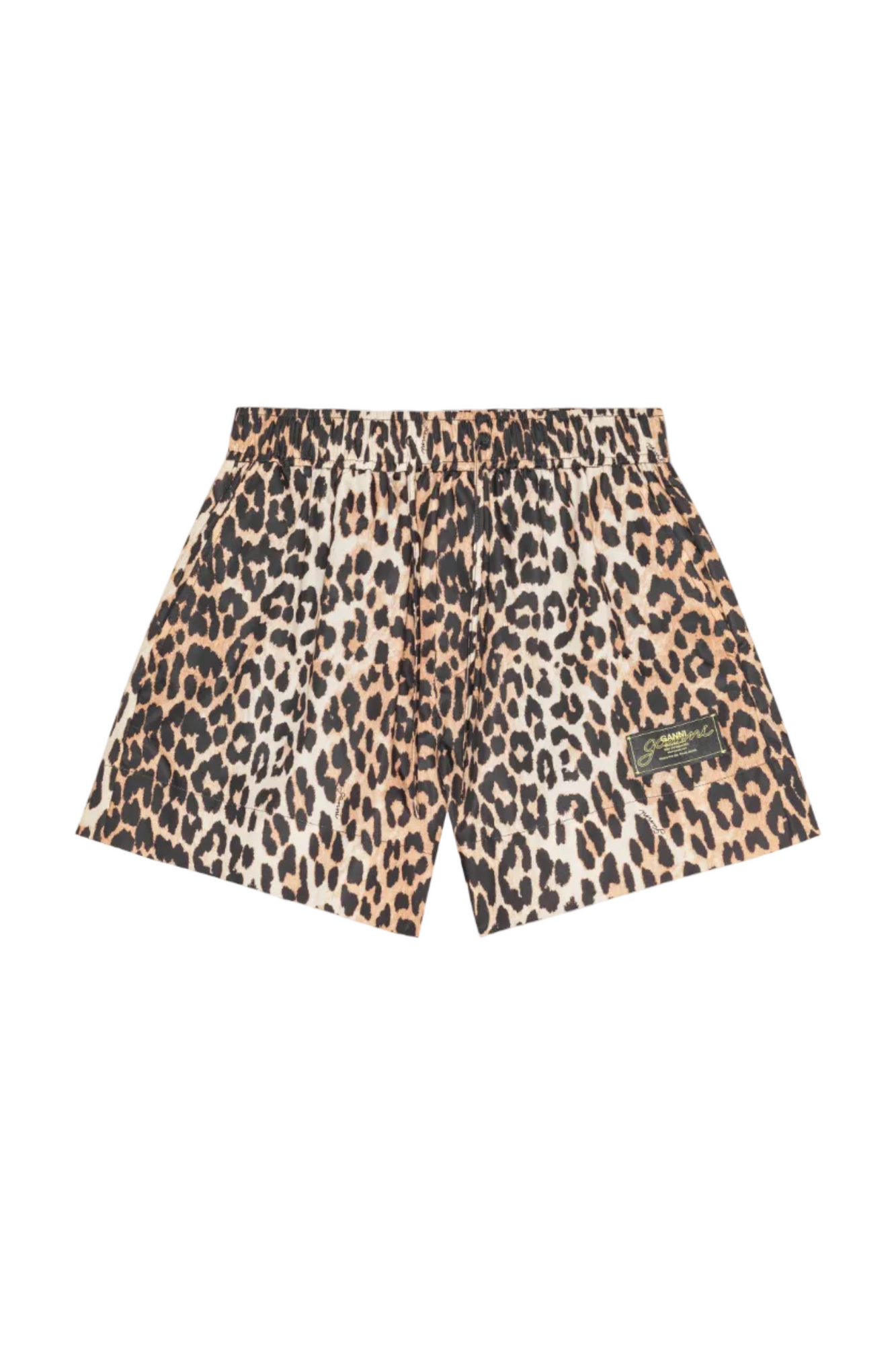 Duchesse Nylon Shorts | Leopard