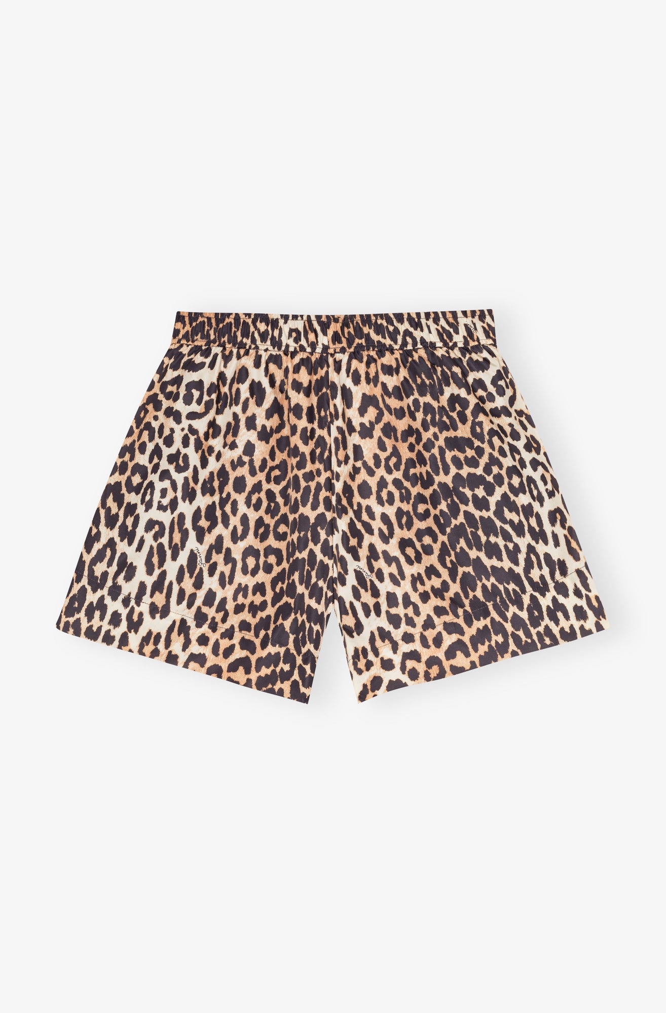Duchesse Nylon Shorts | Leopard