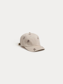 Boy | Arnold Cap With Dog Patterns | Beige