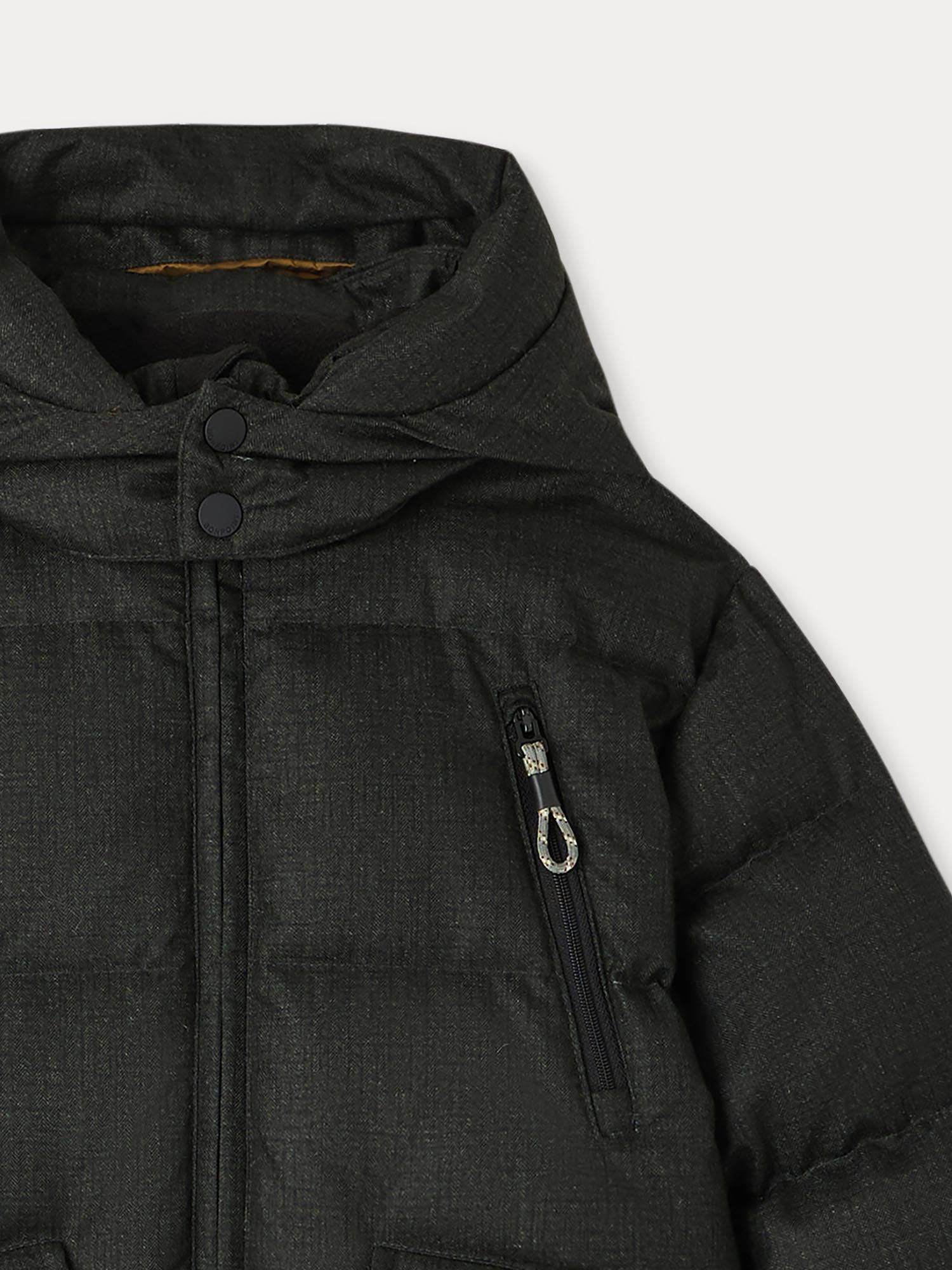 Boy | Gordon Zip Up Down Jacket | Fern Green