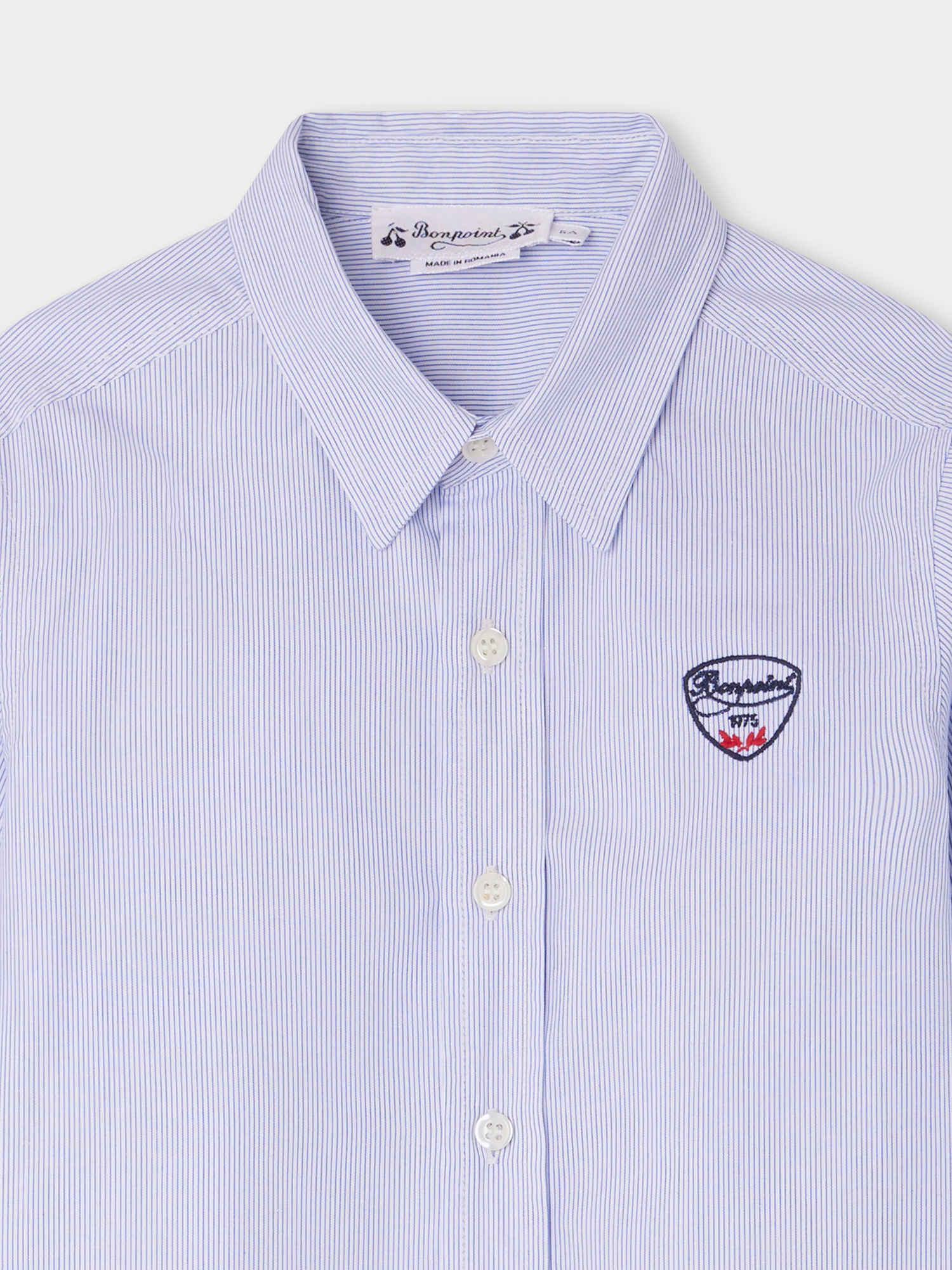 Boy | Tangui Blue Striped Shirt | Blue
